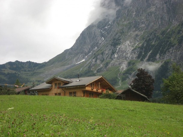 mountain wood cottage